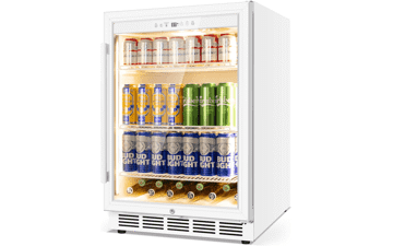24" Beverage Refrigerator - 200 Can Capacity