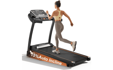 3.0HP Folding Treadmill with Incline - Perfect Home Cardio!