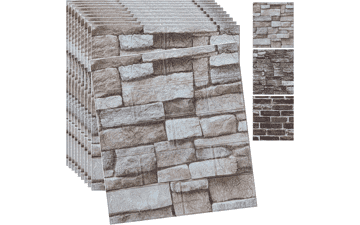 3D Brick Wall Panels - Peel and Stick Wallpaper (20 Pack)