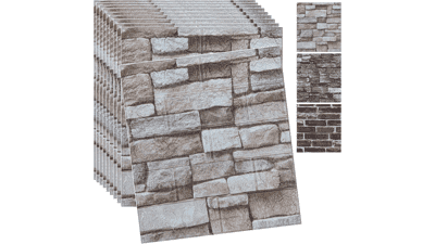 3D Brick Wall Panels - Peel and Stick Wallpaper (20 Pack)