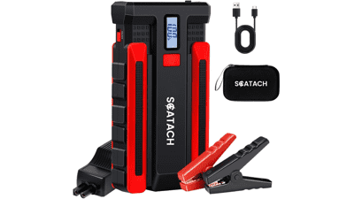 4000A Car Battery Jump Starter: Start Up to 10.0L Gasoline and 8.0L Diesel Engine