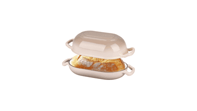 5QT Enameled Cast Iron Sourdough Bread Oven with Lid