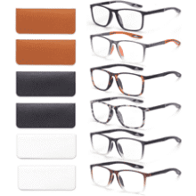 6-Pack Blue Light Blocking Reading Glasses