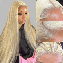 613 Blonde Lace Front Wig: 28 Inch HD Lace Wig
