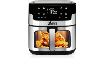 8.5QT Digital Air Fryer - Family Size & Easy to Clean