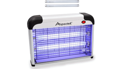 Aspectek 20W Bug Zapper: Indoor Mosquito & Fly Killer + 2 Bulbs