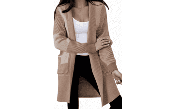 Astylish Women's Color Block Knit Cardigan