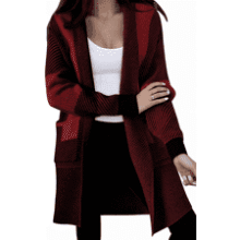 Astylish Women's Color Block Knit Cardigan