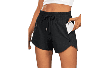 BMJL Women's High Waisted Running Shorts