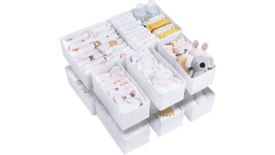 Baby Clothes Organizer - 12 Pack Drawer Dividers