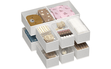 Baby Clothes Organizer - 12 Pack Drawer Dividers