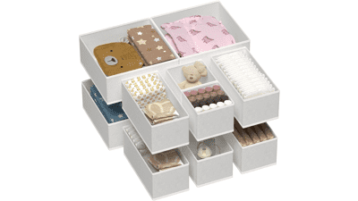 Baby Clothes Organizer - 12 Pack Drawer Dividers