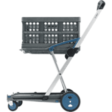 CLAX Original Collapsible Shopping Cart - Blue