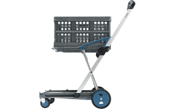 CLAX Original Collapsible Shopping Cart - Blue