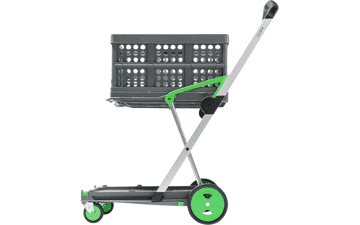 CLAX Original Collapsible Shopping Cart - Green