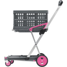 CLAX Original Collapsible Shopping Cart - Pink