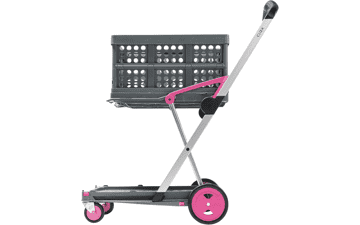 CLAX Original Collapsible Shopping Cart - Pink