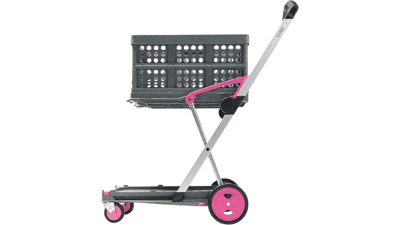 CLAX Original Collapsible Shopping Cart - Pink
