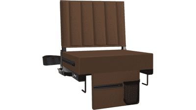 Comfort Stadium Seat with Back Support & Cup Holder