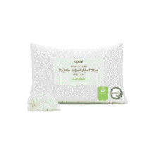 Coop Home Goods Toddler Pillow - Adjustable & Washable