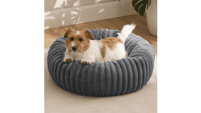 Cozy Donut Dog Bed - Small Breed Comfort