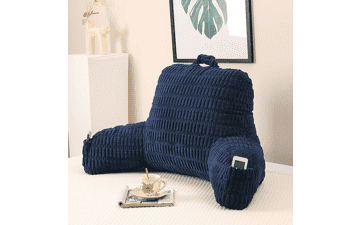 Cozy Reading Pillow with Armrests - Perfect for Bed & Couch