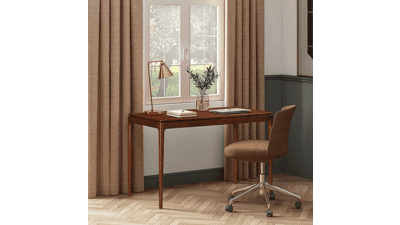 Dark Walnut Desk with Hidden Drawer