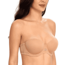 DotVol Strapless Underwire Bra - Multiway, Full Figure, Plus Size
