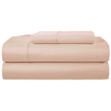 Egyptian Cotton Twin Sheet Set - Blush Pink