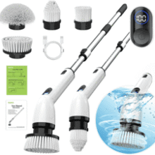 Electric Spin Scrubber - Cordless Bathroom & Kitchen Cleaning Brush