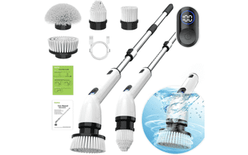 Electric Spin Scrubber - Cordless Bathroom & Kitchen Cleaning Brush