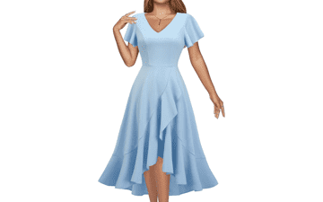 Elegant High Low Cocktail Dress - Perfect for Weddings & Parties