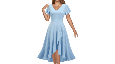 Elegant High Low Cocktail Dress - Perfect for Weddings & Parties