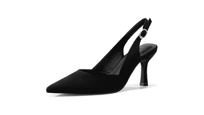 Elegant Kitten Heel Slingbacks for Women