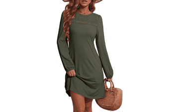 Fall Dresses for Women 2025: Long Sleeve Mini Dress