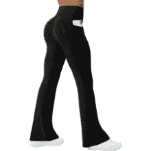 Flare Yoga Pants with Pockets - High Waisted & Bootcut