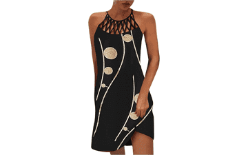 Floral Halter Summer Dress - 2025 Beach Ready!