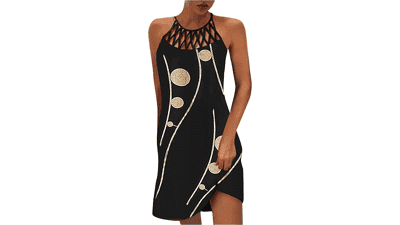 Floral Halter Summer Dress - 2025 Beach Ready!