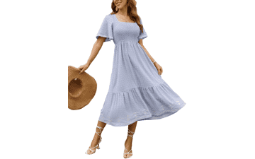 Flowy Maxi Dress: Glamaker Women's Summer A-Line Dress
