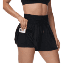 Flowy Running Shorts for Women - Workout & Gym - Blaosn