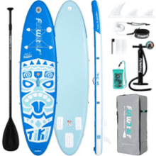 FunWater Inflatable Paddle Board: Stable & Anti-Slip Deck for All Skill Levels