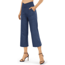 G4Free Women's Capri Yoga Pants with Pockets