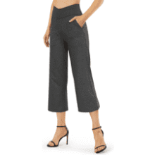 G4Free Women's Capri Yoga Pants with Pockets