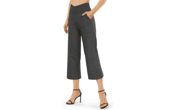 G4Free Women's Capri Yoga Pants with Pockets
