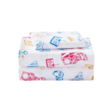 Game Console Twin Bed Sheet Set for Boys - Soft Microfiber