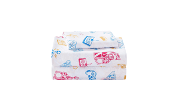 Game Console Twin Bed Sheet Set for Boys - Soft Microfiber