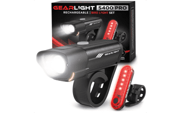 GearLight Rechargeable Bike Light Set: Ride Safe at Night