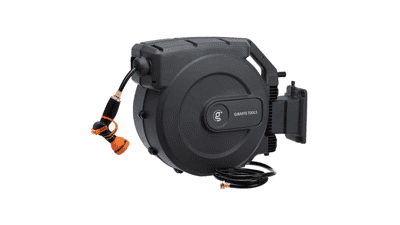 Giraffe Tools 115 ft Retractable Garden Hose Reel