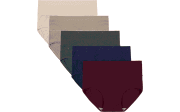 INNERSY Women's Cotton High Waisted Underwear 5-Pack