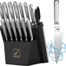 Imarku 15-Piece Diamond Kitchen Knife Set